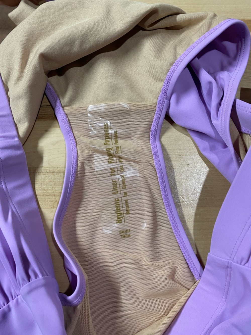 Old Navy Lilac Ruched High-Waist Bikini Bottoms NWT - Picture 3 of 4